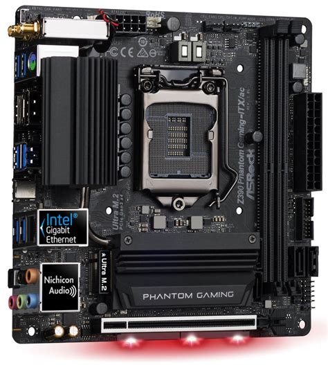 asrock z390 itx|ASRock Z390 Phantom Gaming ITX/ac Overview .